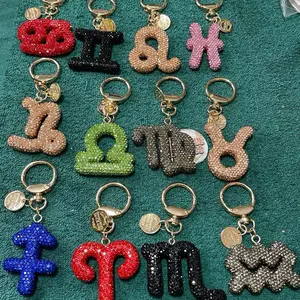 Zodiac Keychains - Sparkling Astrology Charms for Keys - Unique Horoscope Designs - Perfect for Gifts and Accessories