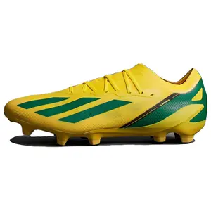 Adidas X Crazyfast.1 Round-Toe Lace-Up FG Cleats for Natural and Artificial Grass Football Shoes with Composite Fabric for Slip-Resistance and Durability, Unisex Trending Shoes, House White Official Shoes to Get / Maison Mihara