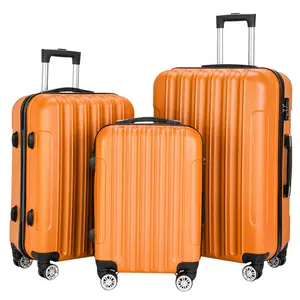 Luggage Sets 3 Piece, Carry On Luggage 20/24/28In With Spinner Wheels,PC Hardside Suitcase Set with TSA Lock