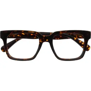 Blue Light Blocking Reading Glasses for Women Men, Oversized Frame with UV400 Protection and Anti-Reflective, Anti-Glare Computer Glasses, Brown Tortoiseshell +1.50 (Pack of 1)