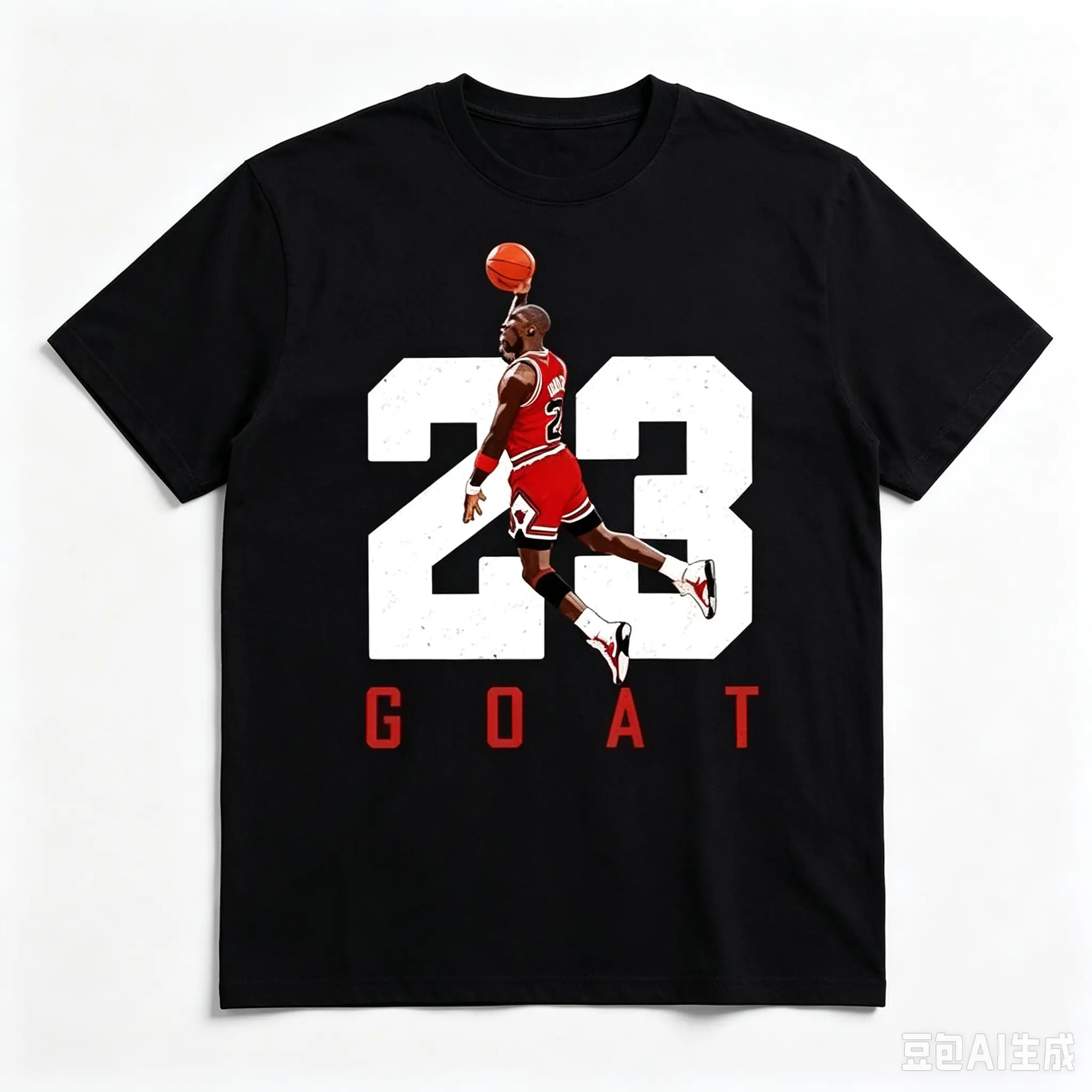 Michael Jordan 23 GOAT Dunk T-Shirt Basketball Legend Jordan 23 Graphic Tee