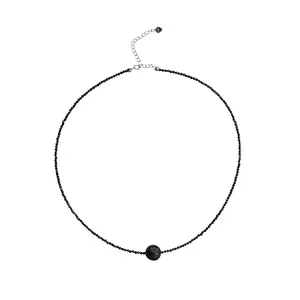 【Hotseller】Tahiti Dragon Scale Black Opal Necklace. Made of seawater pearls. Available in various wearing styles.