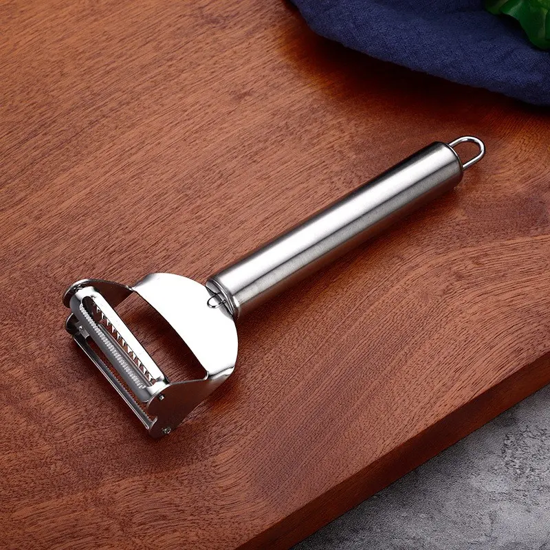 Manual Vegetable Fruit Slicer Veggie Slicer Stainless Steel Multi Function Grater Chopper for Carrot Cucumber Apple Potato Food Processor Safe Kitchen Tool for Thanksgiving Christmas Vegetable Fruit Cutter Vegetable Slicers