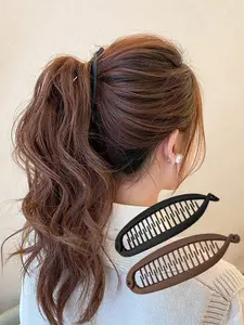 Elegant Banana Clips Set, Perfect Hair Styling Tools for Women & Girls, Ideal for Parties & Daily Wear, Fashionable Hair Accessories