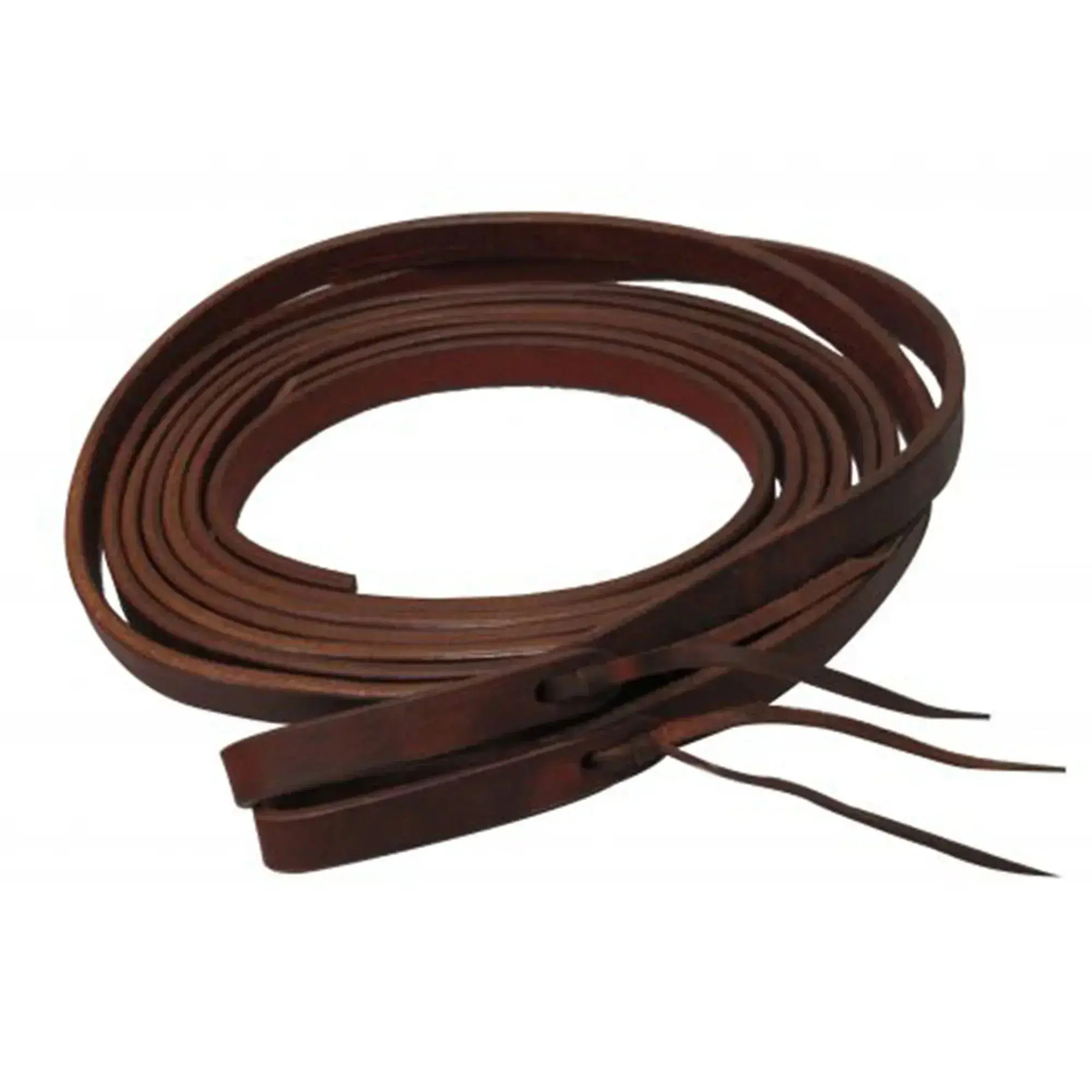 8ft X 5/8" Oiled harness leather split reins