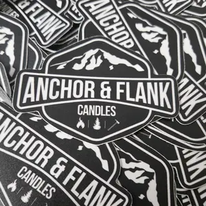 Anchor and Flank Candles Sticker