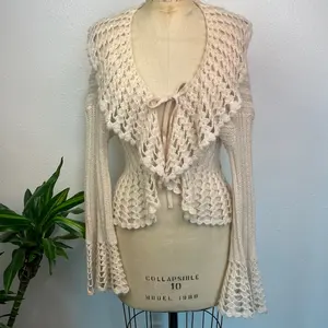 Newport News Vintage Crocet Delicate Cardigan