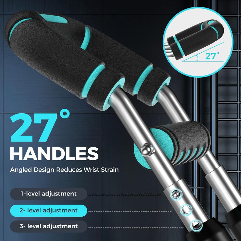 Twister Arm Trainer, Adjustable 5 Resistance Levels (40-130 lbs) Chest & Arm Workout Equipment for Men & Women, Ergonomic Home Gym Strength Trainer with Anti-Slip Handles & Carry Bag detachable design fitness