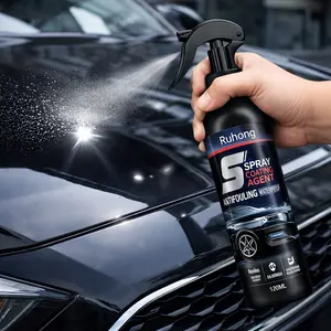 Professional Nano Car Coating Spray Easy DIY Scratch Repair and Waterless Wash Paint Restorer for Shiny Finish 120ML Pack with Tools