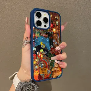 Trendy Magnetic Case for iPhone11/12/13/14/15/16/17/promax Boho Lanterns & Cats MagSafe Ready, Ultra Thin & Shockproof | Cute Pick for Girls