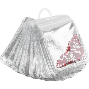 50PCS Diamond Painting Beads Storage Bags Reusable Ziplock Pouches for DIY Diamond Art Gem & Bead Organizer Craft Supplies Storage Accessories