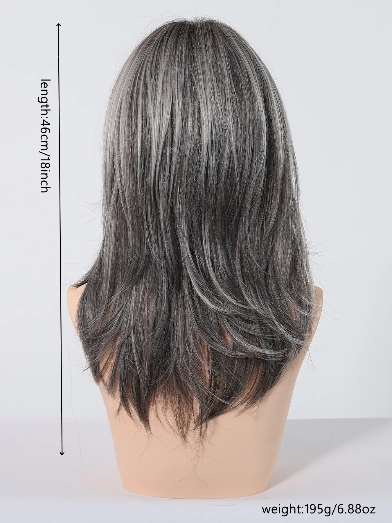 BRAND NEW SYNTHETIC HAIR (18inches) Synthetic Hair Topper with Long Bangs 18Inch – segohair.com main image 2