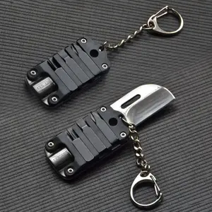Mini Folding Knife Portable Keychain Tool