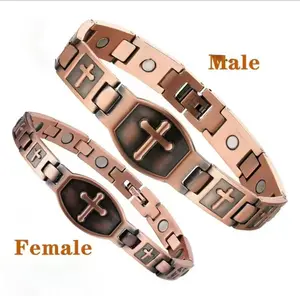 Copper Bracelet for Women & Men Ultra	 Strength Magnetic 3500Gauss Pure Copper Hypoallergenic Adjustable Stack Bangle Gift
