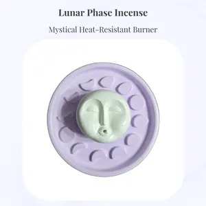 Celestial Lunar face incense Burner