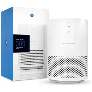 HSE200 True HEPA Air Purifier for Home, Removes 99.9% of Dust, Smoke, Pet Dander, Odors, VOCs, Covers Up to 200 Sq. Ft, Quiet Air Cleaner with Smart Sensor for Bedroom & Small Rooms