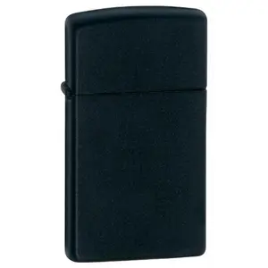 Zippo  Black Matte Slim Zippo Lighter