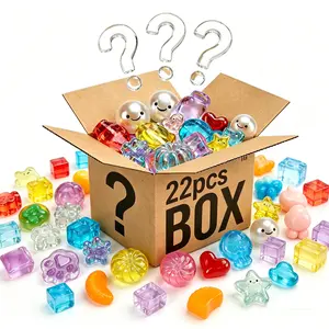 Children’s squishy toy set, 22 pieces—gift idea; includes food items, ocean animal models, and cartoon models.