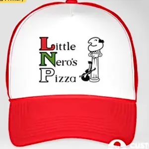 Little Nero’s Pizza Hat ! Home Alone Movie Inspired Cap Red/ White