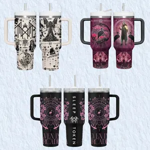 SleepToken Tumbler 40oz,  Tumbler 40oz with Handle Gift For SleepToken Lovers
