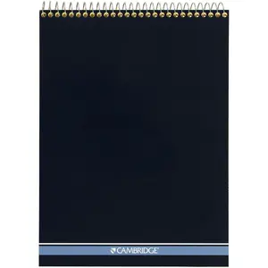 Writing Pads, Wide Ruled Paper, 8-1/2" x 11", 70 Sheets, Memo Pads, Note Pads, Steno Pads, Yellow (59880)