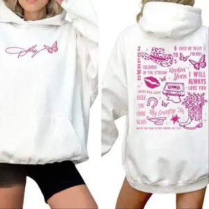 Dolly Parton 2 Sided Hoodie, Country Music Sweatshirt, 70s Music Tshirt, Gift For Fan, Rockin' Years Tee, Unisex Sweater Pullover Tee