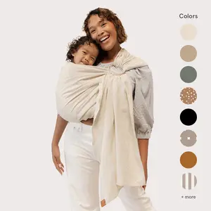 WildBird Linen Ring Sling Baby Carrier for infant to toddlers