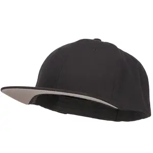 Big Size Flat Bill Stretchable Fitted Cap