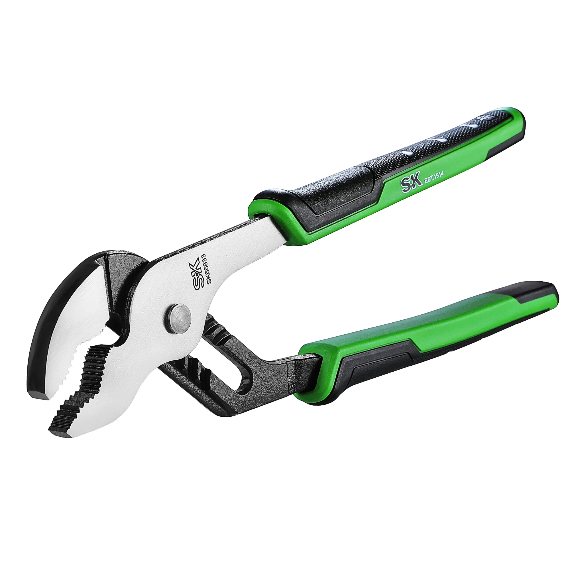 #fathersdaygift SK 10-Inch Groove Joint Pliers, Water Pump Pliers, Premium CR-V Steel Construction, V-Jaw with Comfortable Grips