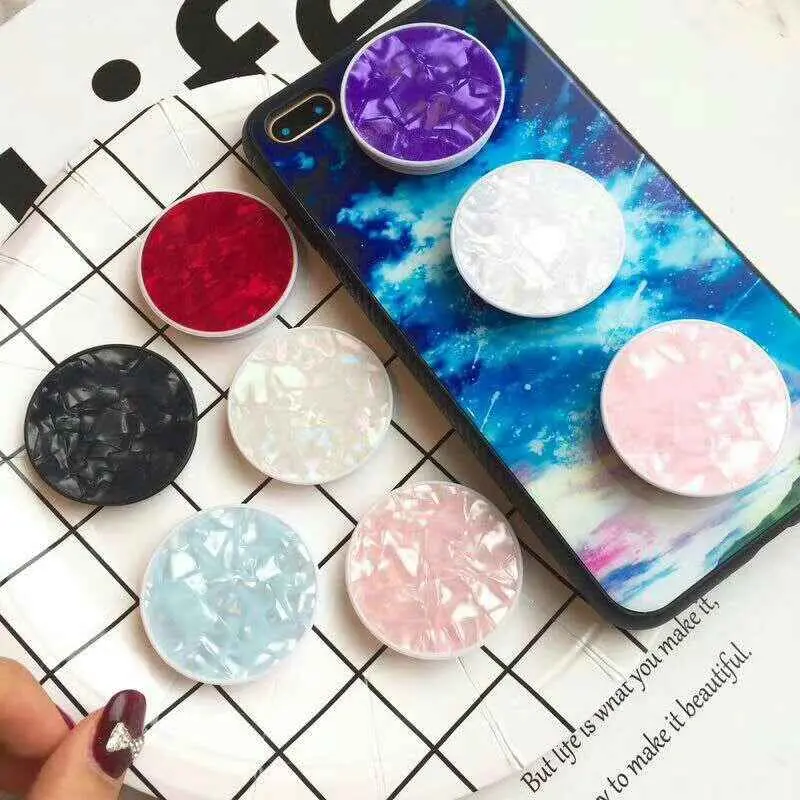 Plastic Pop Socket Cellphone Stand - Universal Soft Phone Holders & Mounts, Mobile Phone Shell Accessory for Smartphones