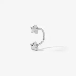 Lincoln star u hoop piercing