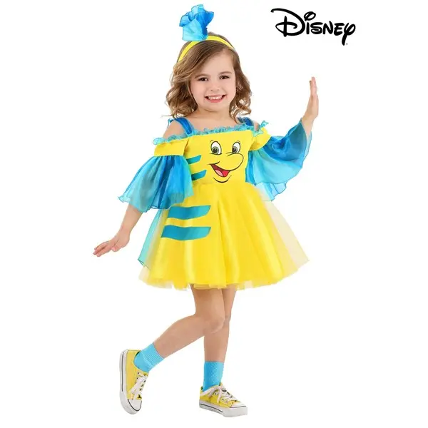 Toddler Disney Flounder Costume Dress (© Disney)