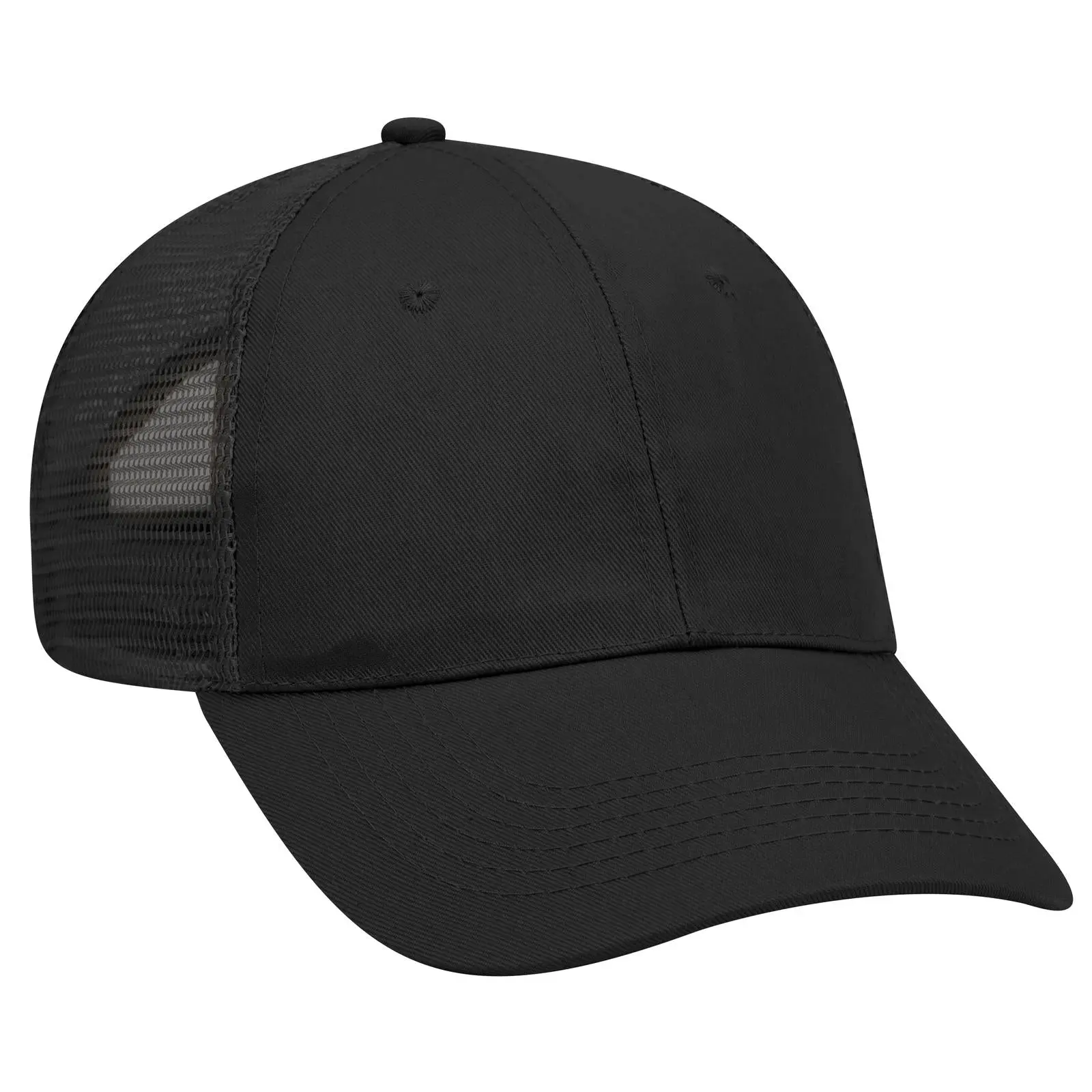 Custom Embroidered or DTF Printed - OTTO CAP® 6 Panel Low Profile Mesh Back Trucker Hat