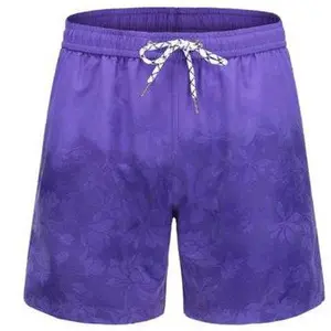 Purple Tide Subtle Hibiscus Color Changing Men Trunks