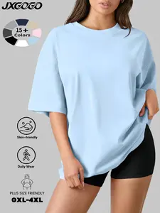 Jxgogo Viral 1/3/5/7 Piece Plus Size Workout T-Shirt Set | Loose Breathable Tops for Gym, Yoga & Daily Wear Casual Workout Tee for Daily Wear and Fitness Fitness Clothes Tops