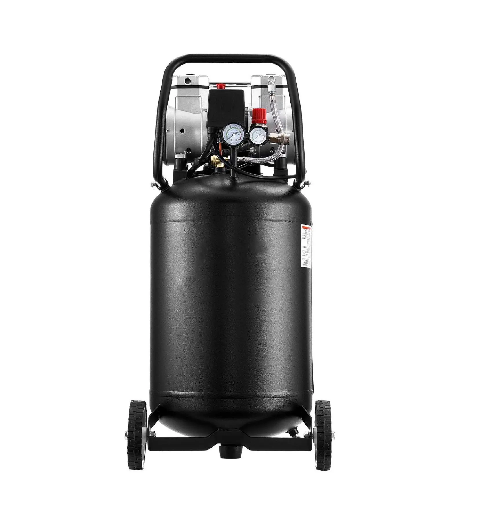 14 Gallon Air Compressor, 2HP 4.3 SCFM 125 PSI Oil-Free Portable 14 Gallons