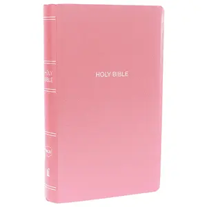 NKJV, Gift and Award Bible, Leather-Look, Pink, Red Letter, Comfort Print: Holy Bible, New King James Version by Thomas Nelson [Paperback Book]