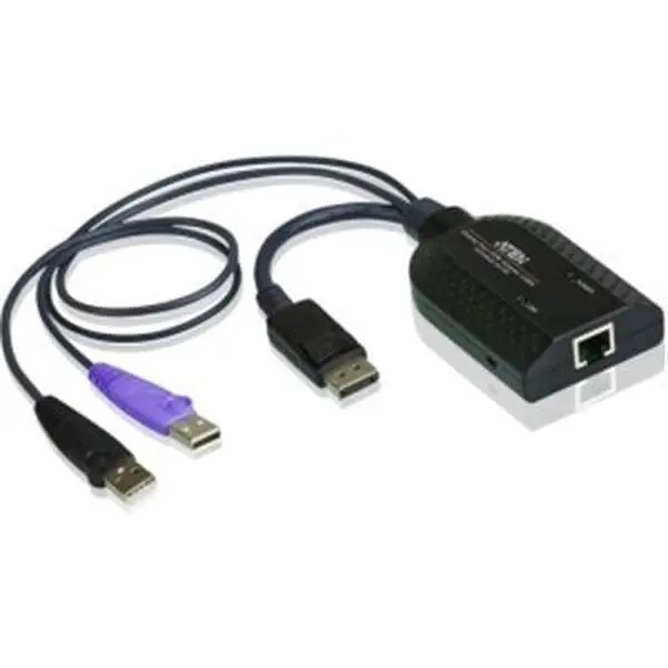 Aten Corp KA7169 DisplayPort-to-PC Adapter, Audio & Video Accessory with USB Plug for Secure Connections