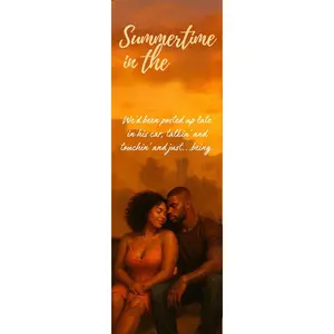 Summer in the City Bookmark -  Customized Reading Aid for Enjoyment Adhesive Stickers