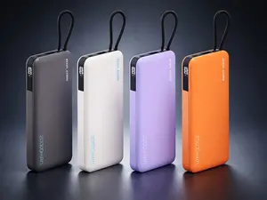 COMBO 4 BOLOMI 10W Fast Charge Portable Power Banks with LED Display, USB-C Input/Output, 22.5W Quick Charging, Compact Slim Design with Strap –  For Smartphones