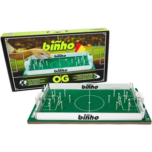 Binho Board OG Board Game - 2-Player Fast-Paced Finger Flicker Pinball Family Board Games - Portable Tabletop Sports Game Set for Any Occasion