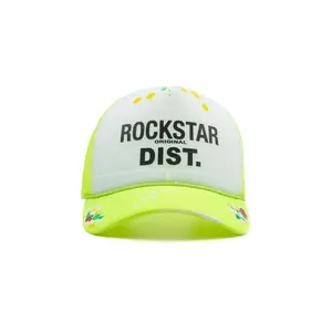 Neptune White/Neon Yellow Trucker Hat