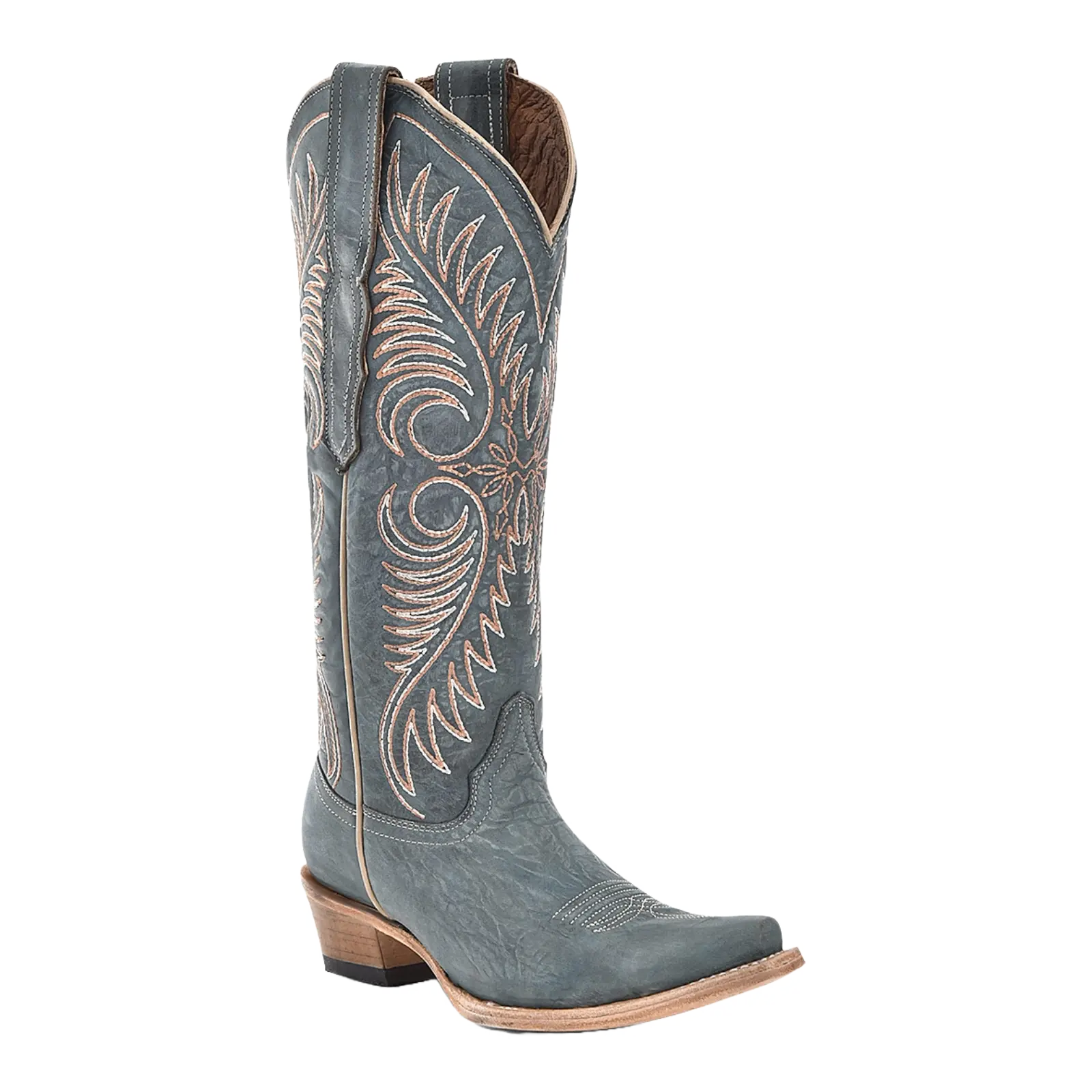 Circle G By Corral Ladies Distressed Blue Western Boots L6120 Circle G By Corral Ladies Distressed Blue Western Boots L6120