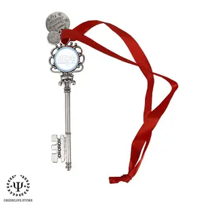 Mu Sigma Upsilon Christmas Ornament Santa Magic Key