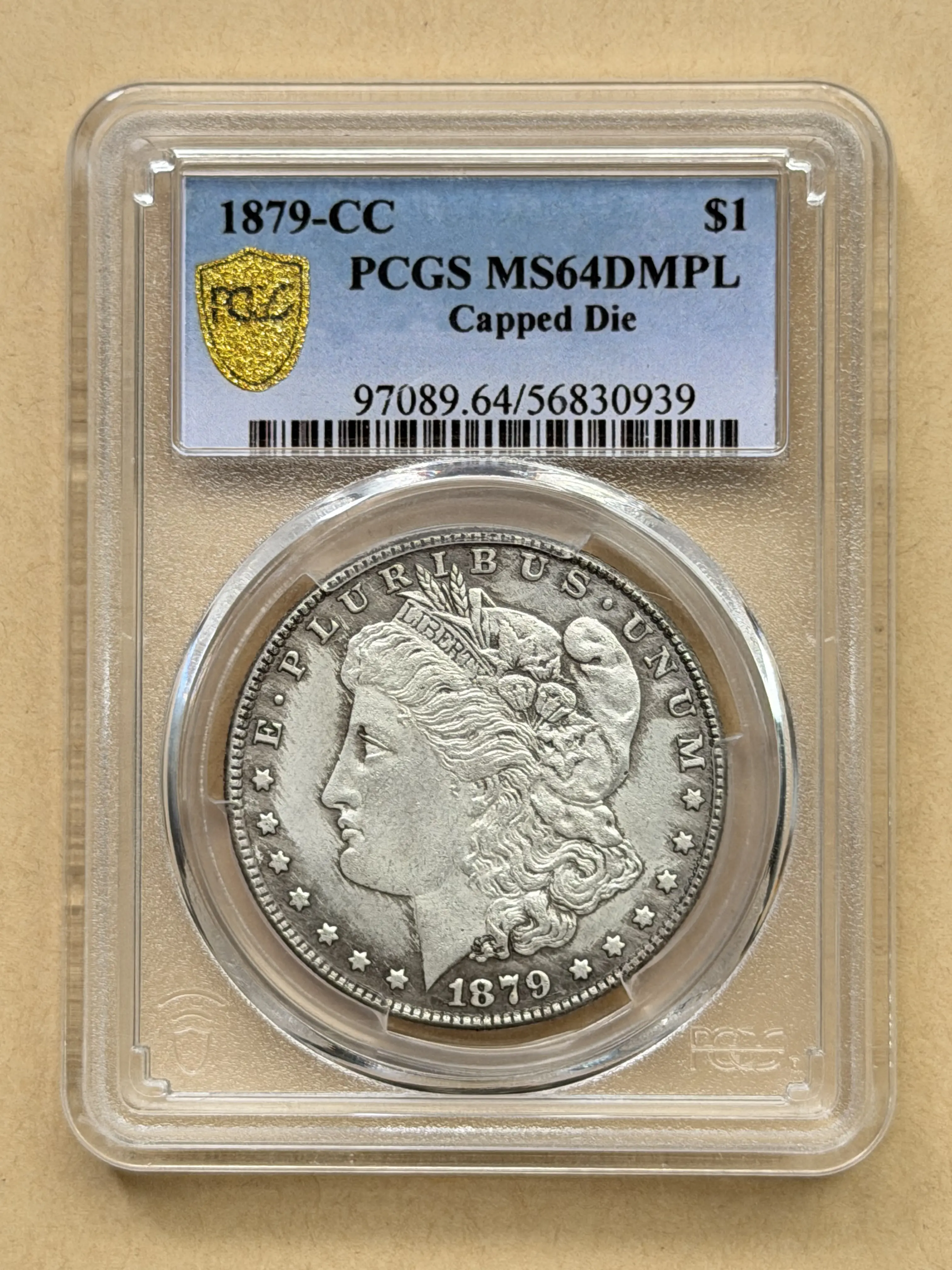 1879-CC Carson City Morgan Dollar PCGS MS66 | Rare Key Date Silver Coin With Original PCGS Graded Holder