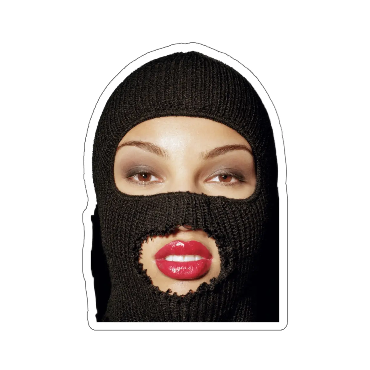 Latina Girl Sticker - Gangster Girl Sticker / Sexy girl sticker / Hip Hop sticker / Gangsta Sticker / ski mask sticker / Boss Girl sticker car
