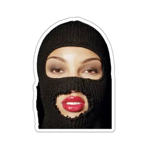 Latina Girl Sticker - Gangster Girl Sticker / Sexy girl sticker / Hip Hop sticker / Gangsta Sticker / ski mask sticker / Boss Girl sticker car