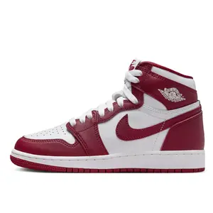 Youth Jordan 1 Retro High OG "Artisanal Red" Wt/Team Rd (FD1437 160) (GS)