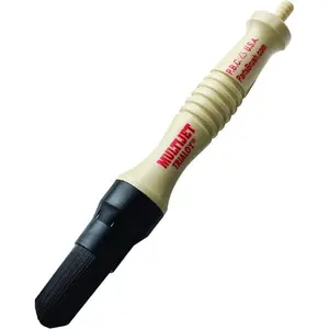 Lisle LI89550 Rectangular Multijet Flow-Thru Brush, Industrial Plastic-Rubber Cleaning Tool for Home Care Supplies