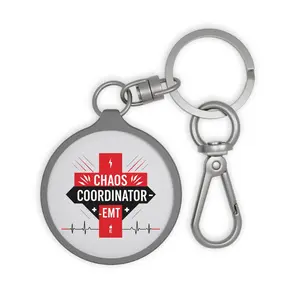 Chaos Coordinator EMT Keyring Tag, Emergency Medical Keychain, Gifts for EMTs, Unique Keyring, First Responder Accessories